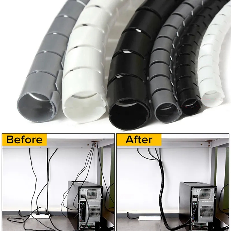 1/2M Flexibele Spiraal Kabel O - Plastic Pipe Clip recensie en prijs